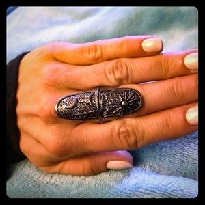Western Style Half Finger/Knuckle Ring